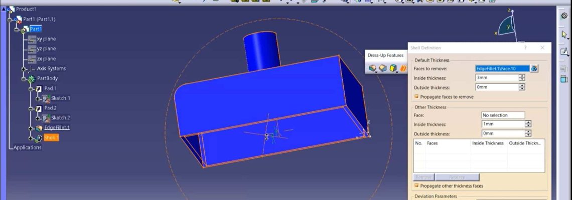 SHELL-CATIA V5 COVER